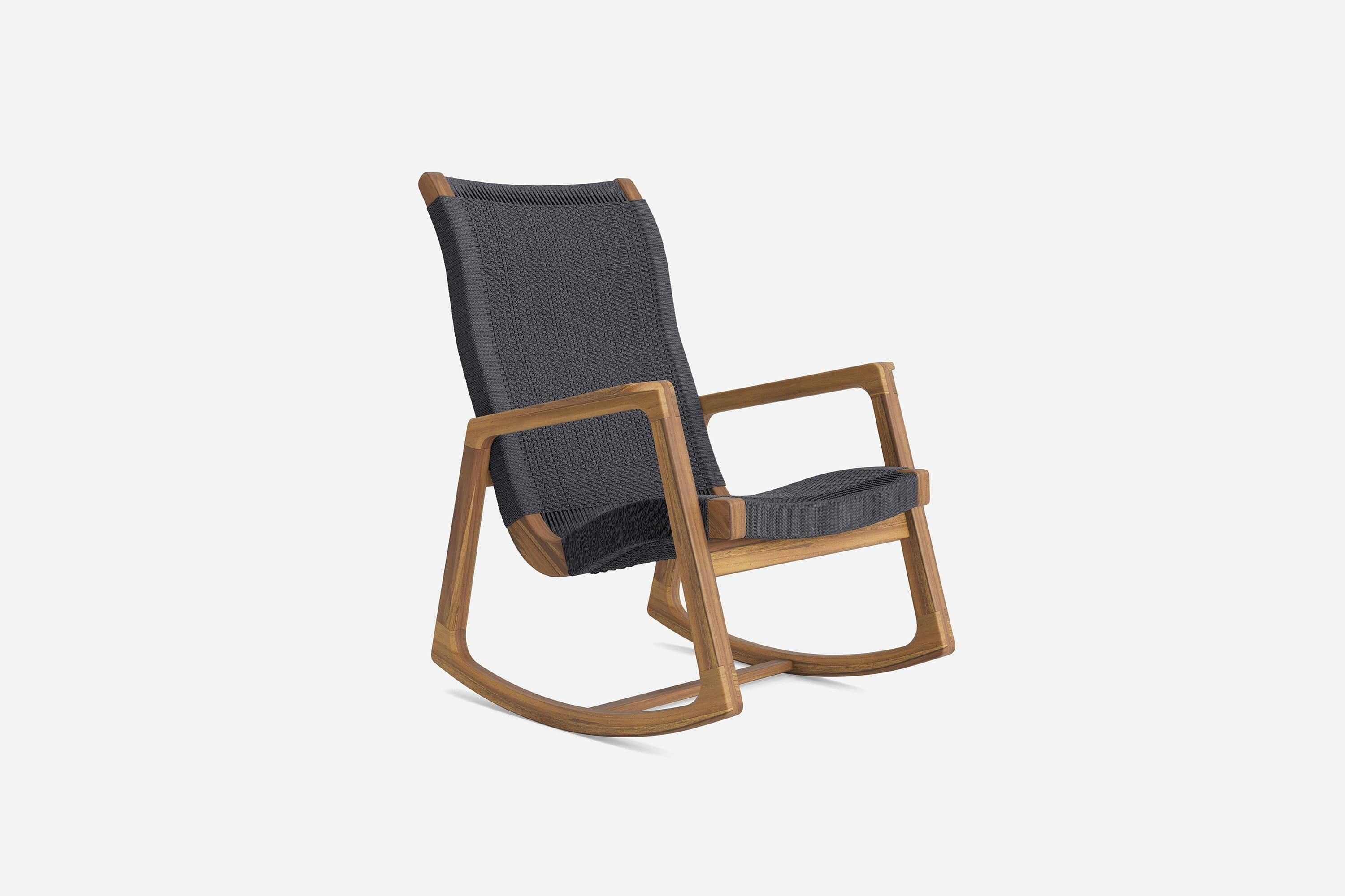 Arenal Rocking Chair Charcoal Manila MasayaCo