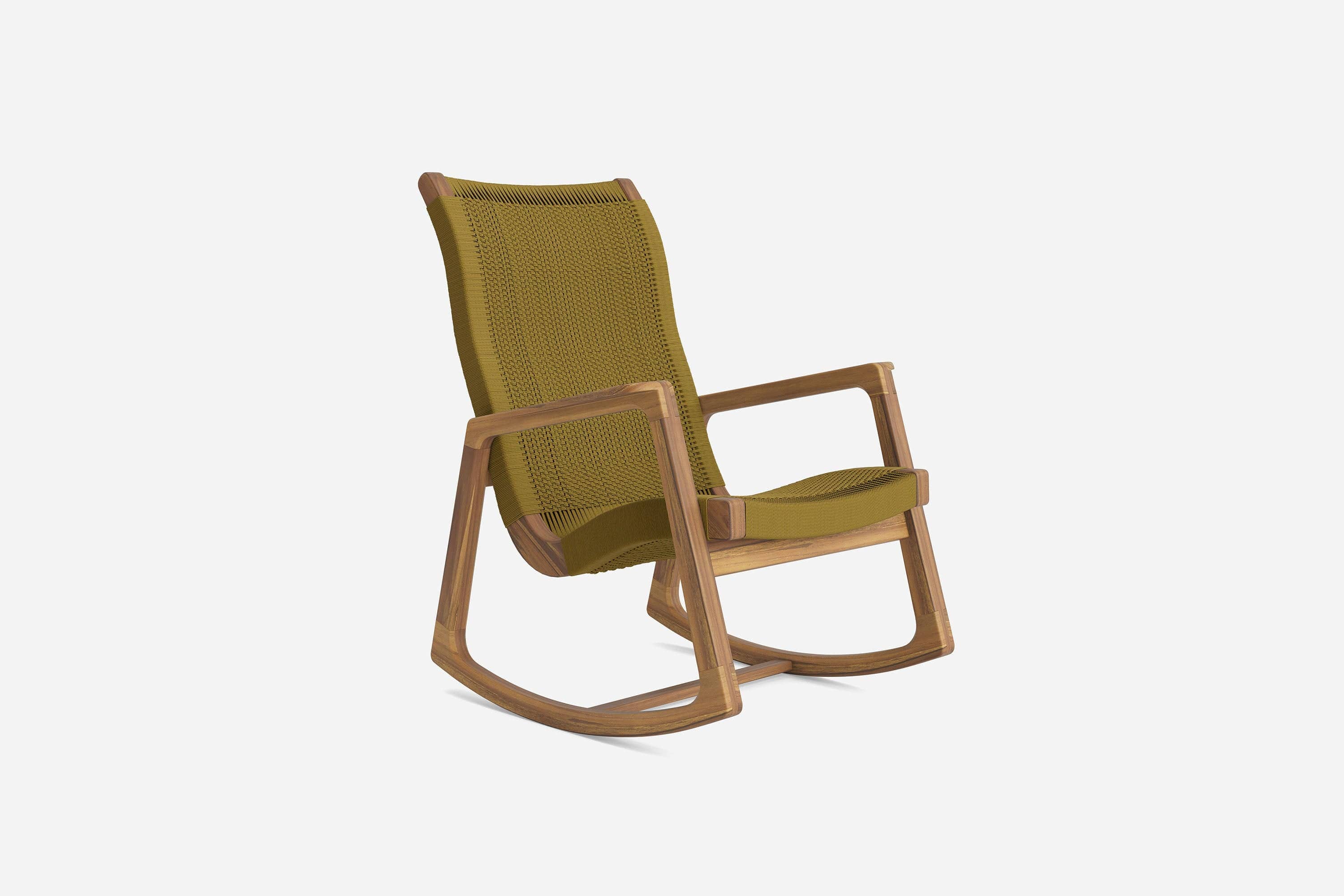 Gold rocking outlet chair