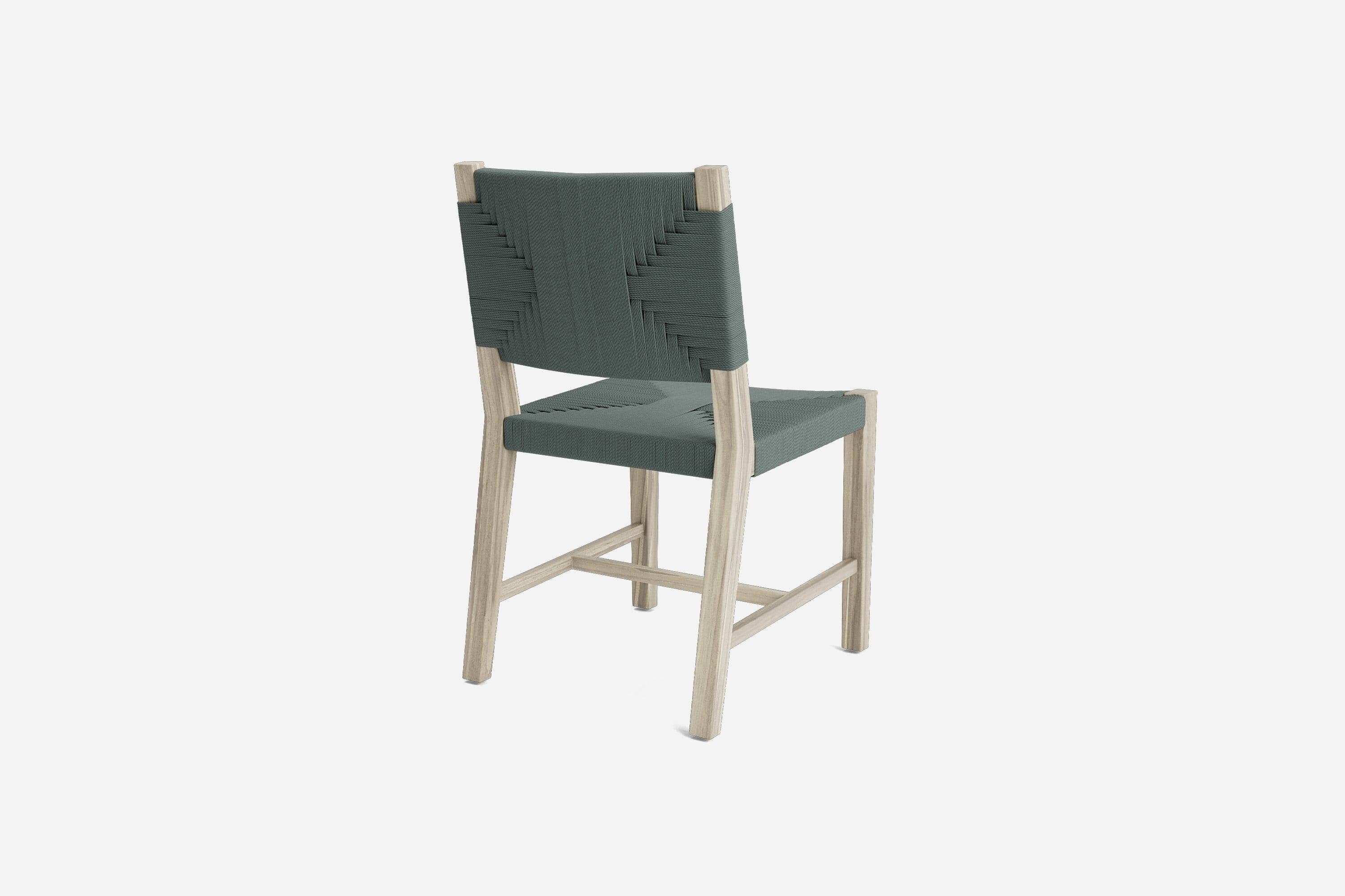 Monimbo Dining Chair | Basil Cross Braided Cord