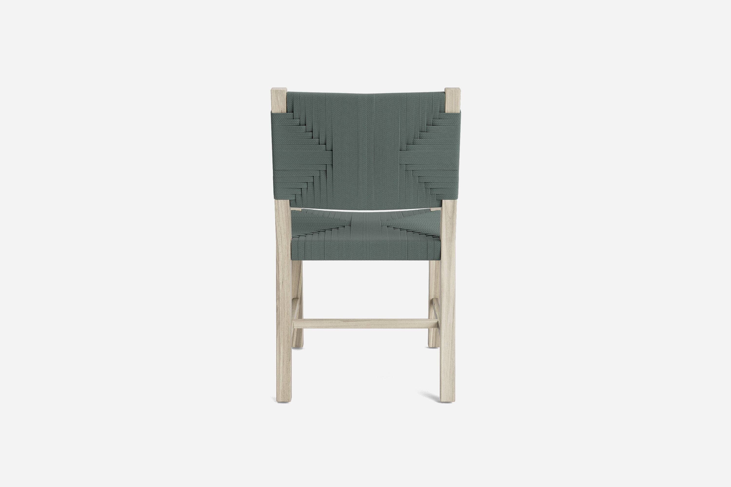 Monimbo Dining Chair | Basil Cross Braided Cord