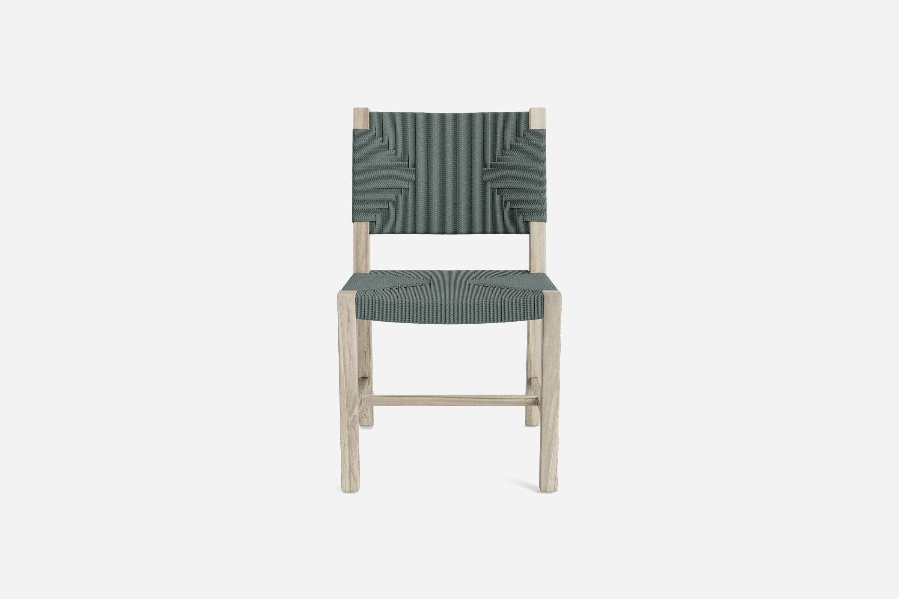 Monimbo Dining Chair | Basil Cross Braided Cord