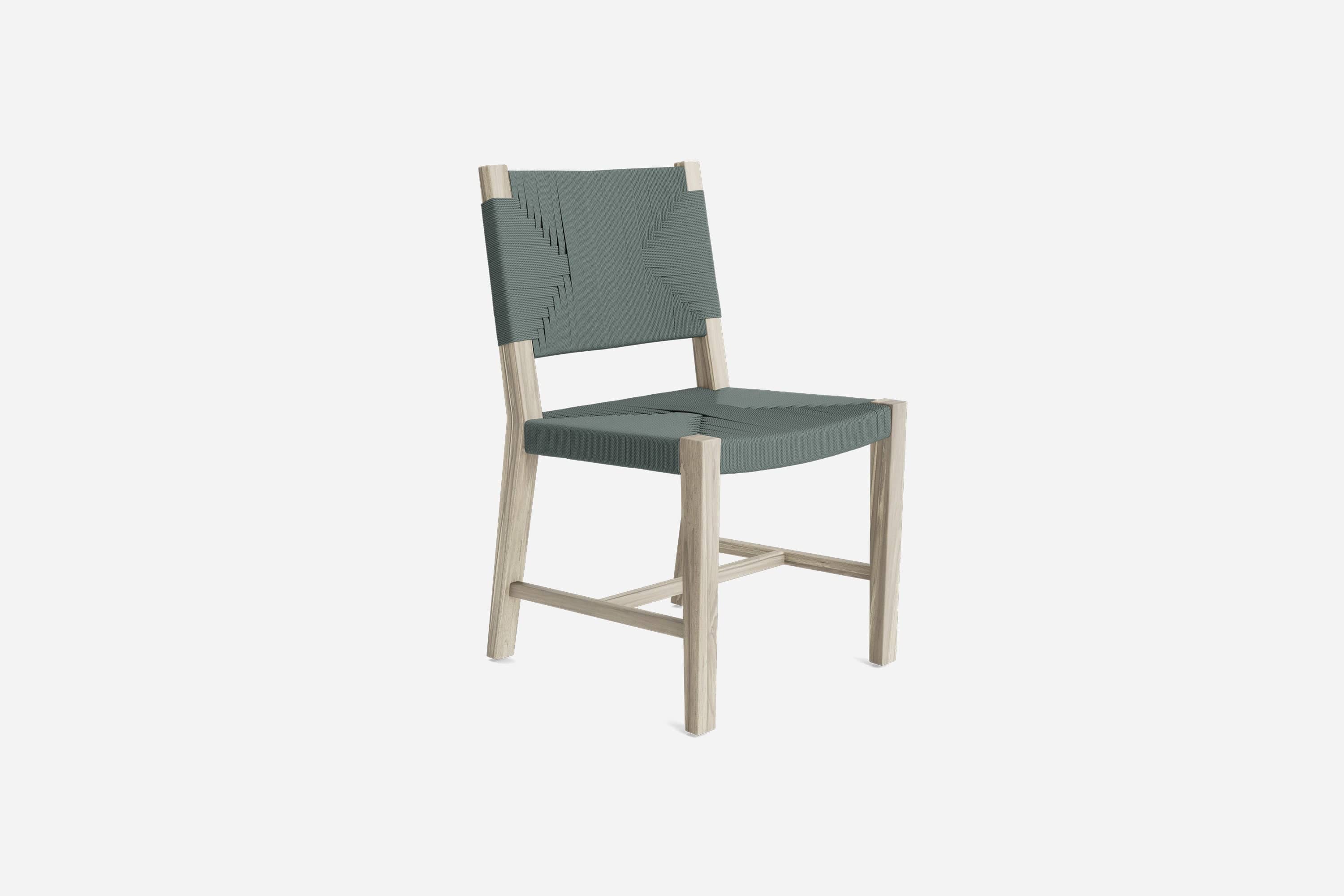 Monimbo Dining Chair | Basil Cross Braided Cord