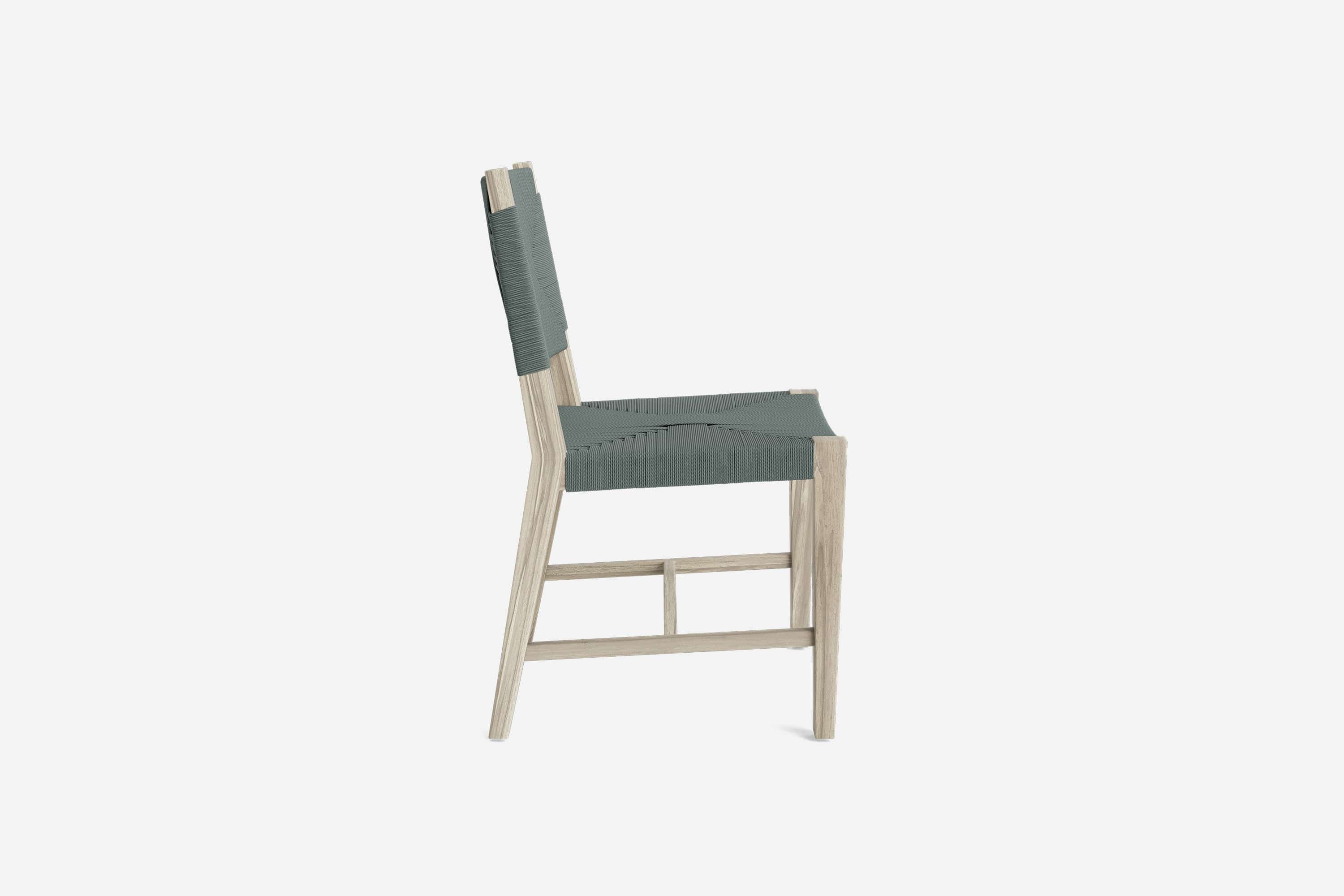 Monimbo Dining Chair | Basil Cross Braided Cord