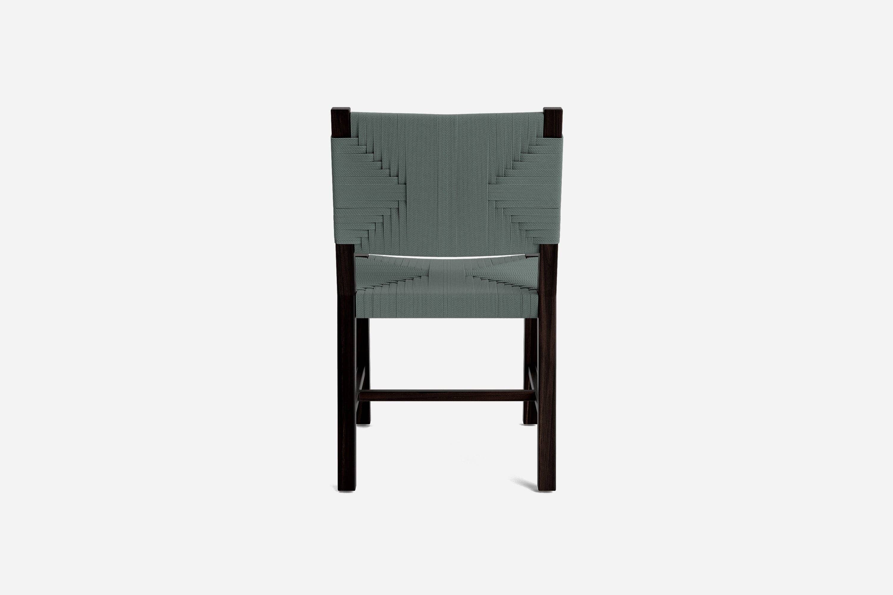 Monimbo Dining Chair | Basil Cross Braided Cord