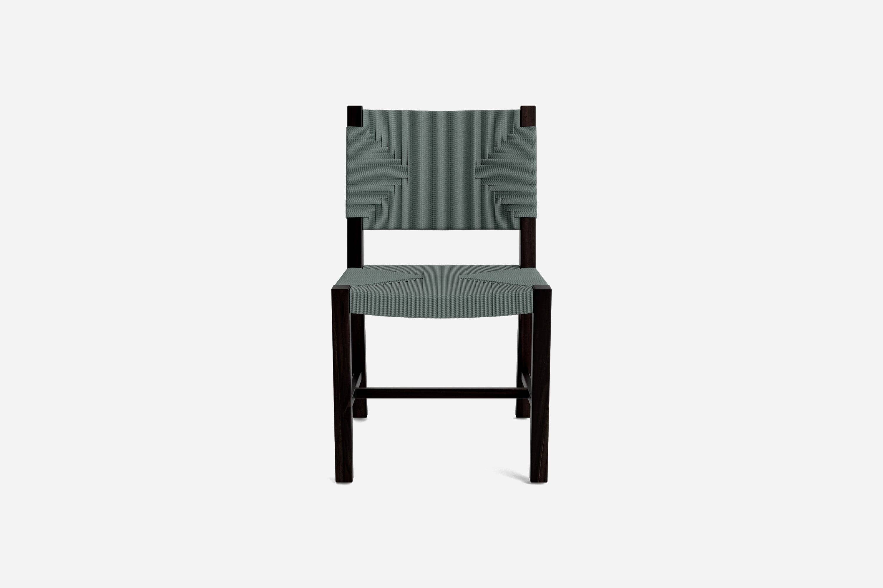 Monimbo Dining Chair | Basil Cross Braided Cord