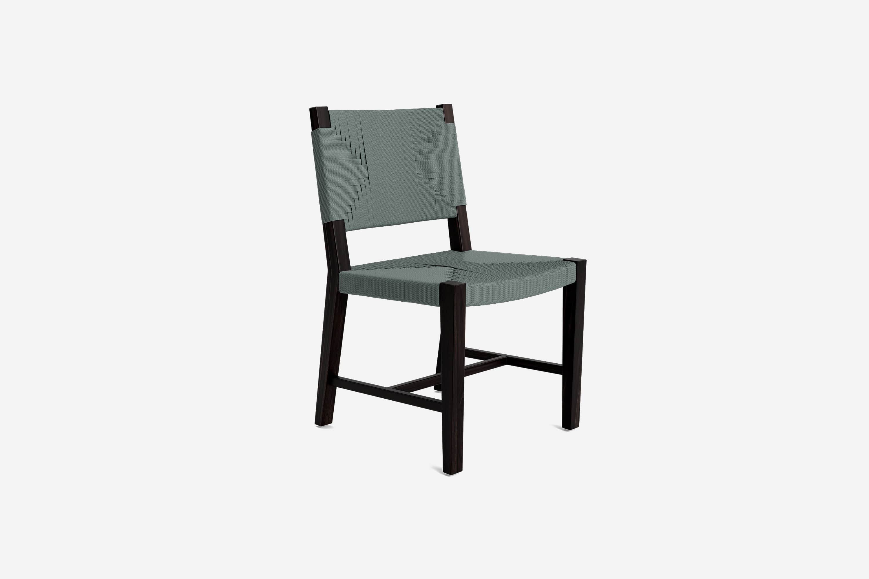 Monimbo Dining Chair | Basil Cross Braided Cord