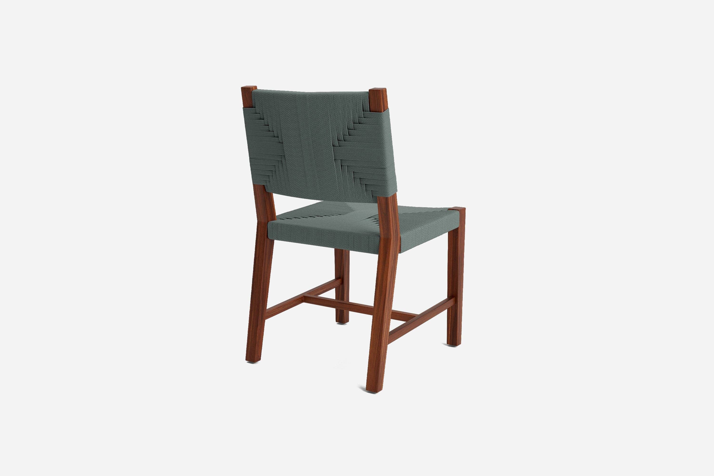 Monimbo Dining Chair | Basil Cross Braided Cord