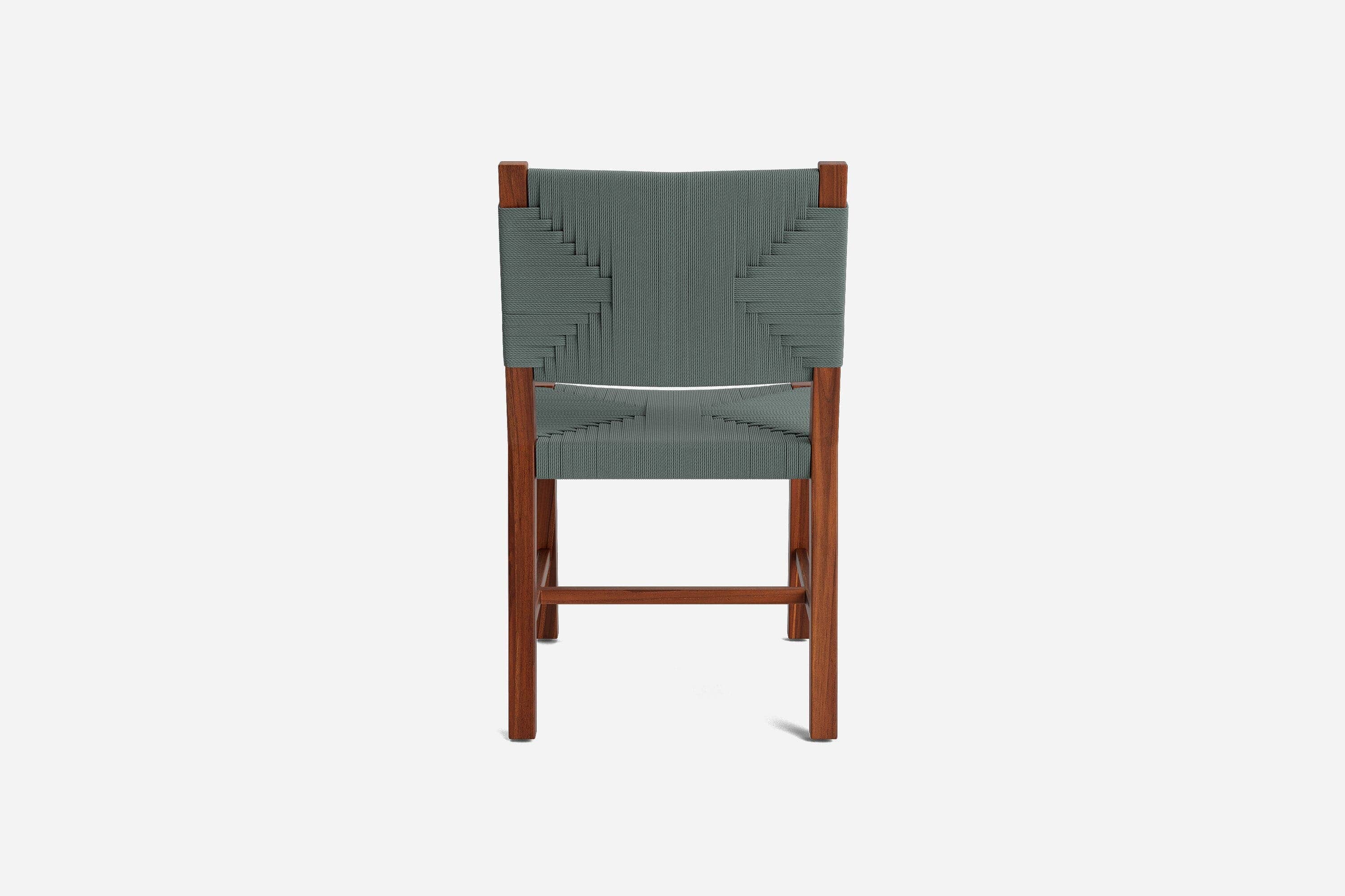 Monimbo Dining Chair | Basil Cross Braided Cord