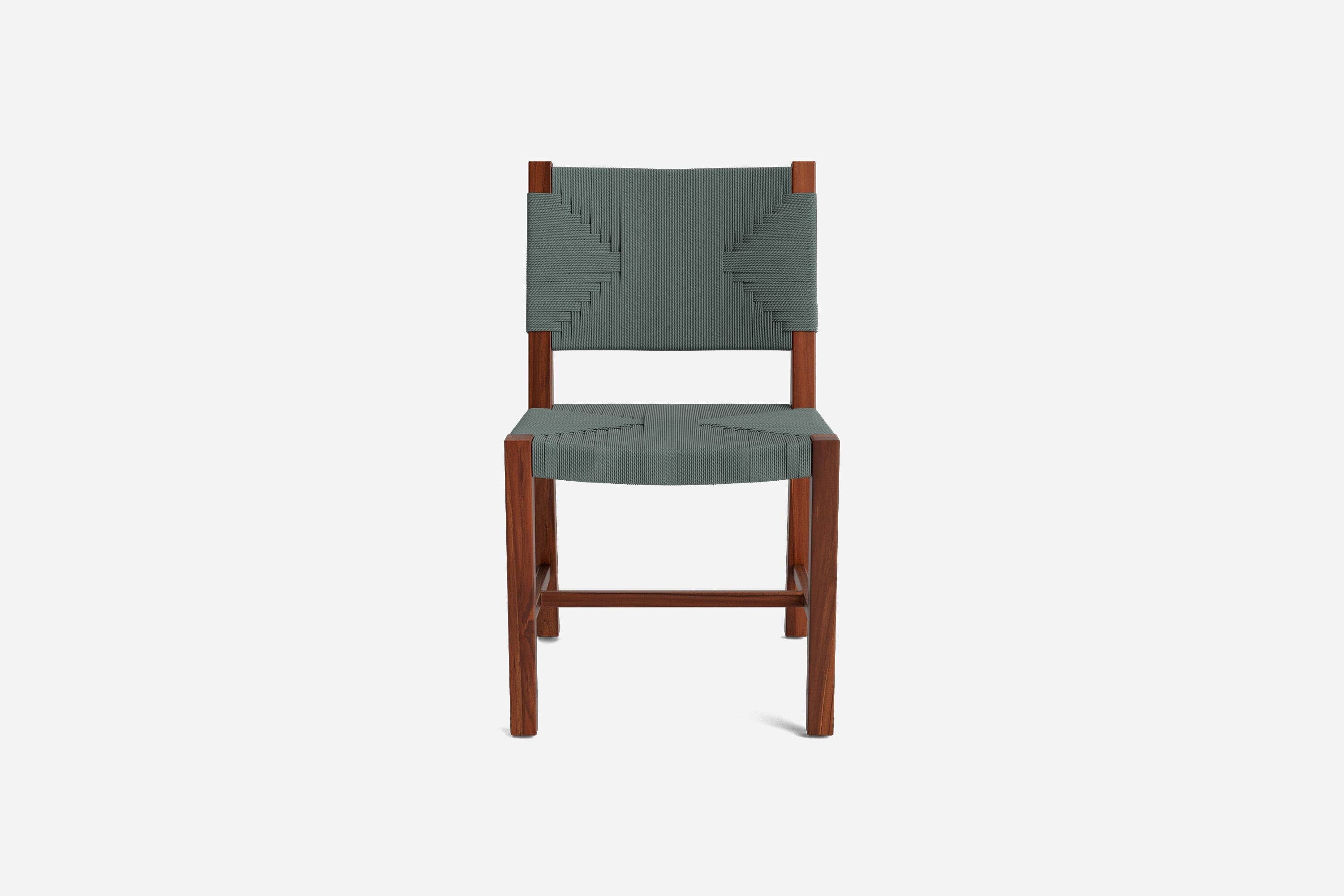 Monimbo Dining Chair | Basil Cross Braided Cord