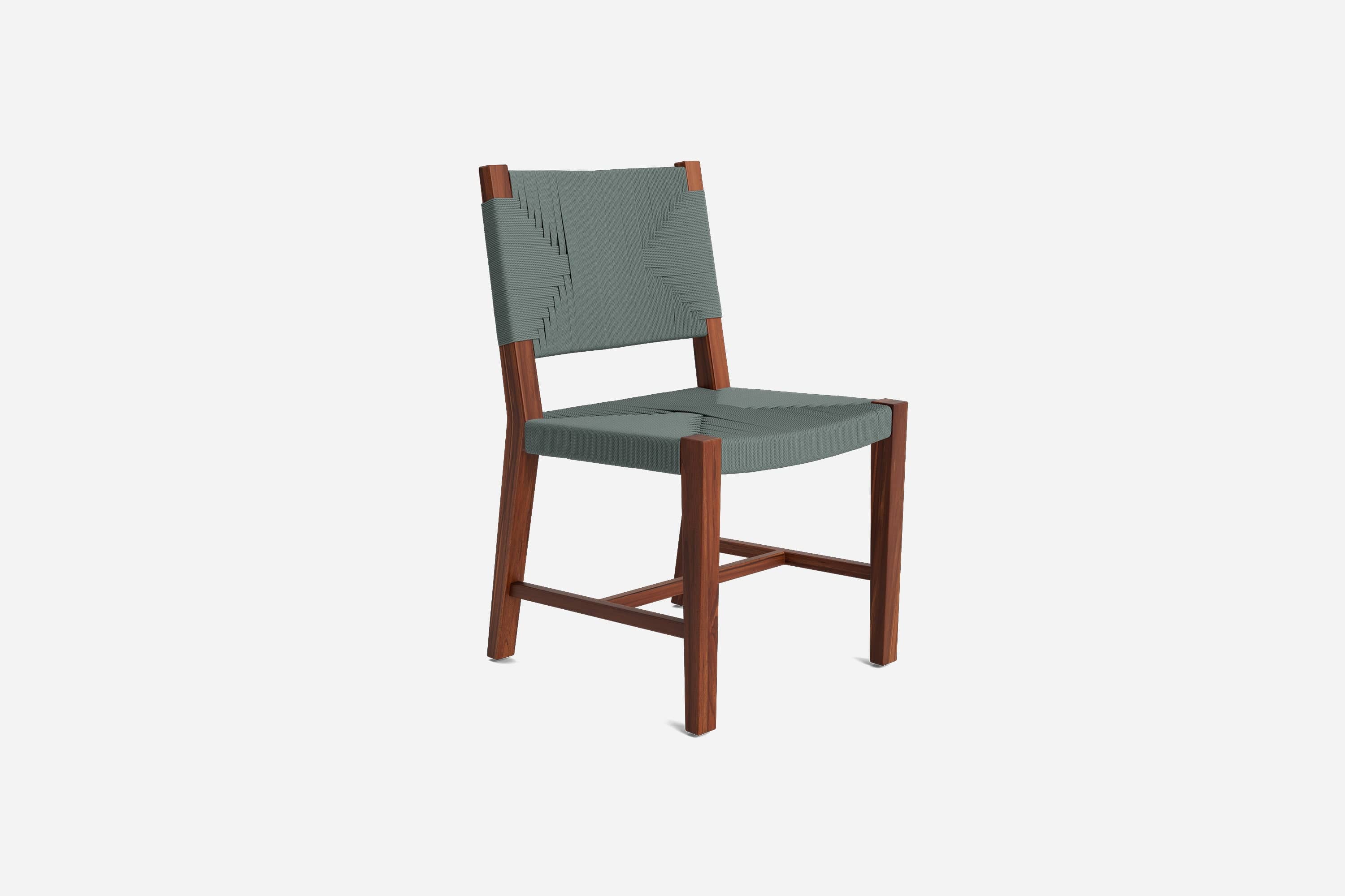 Monimbo Dining Chair | Basil Cross Braided Cord