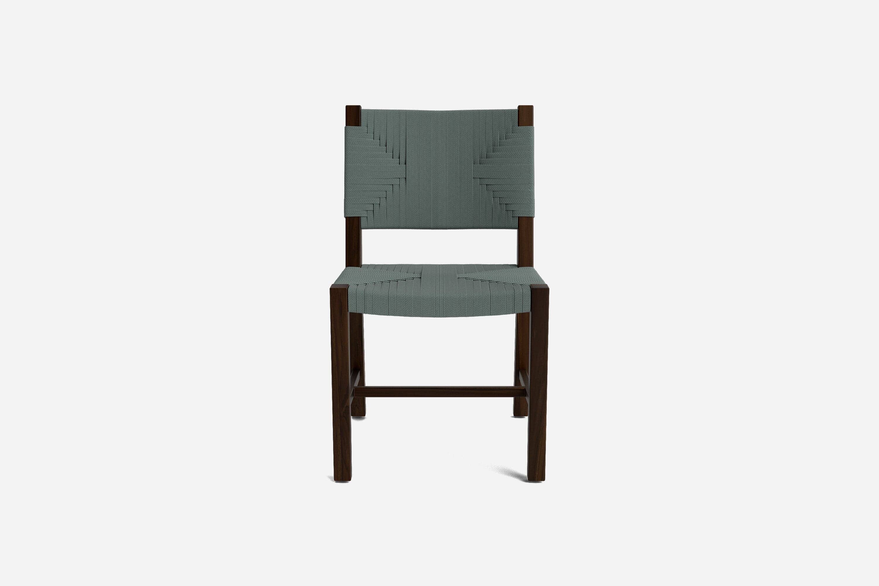 Monimbo Dining Chair | Basil Cross Braided Cord