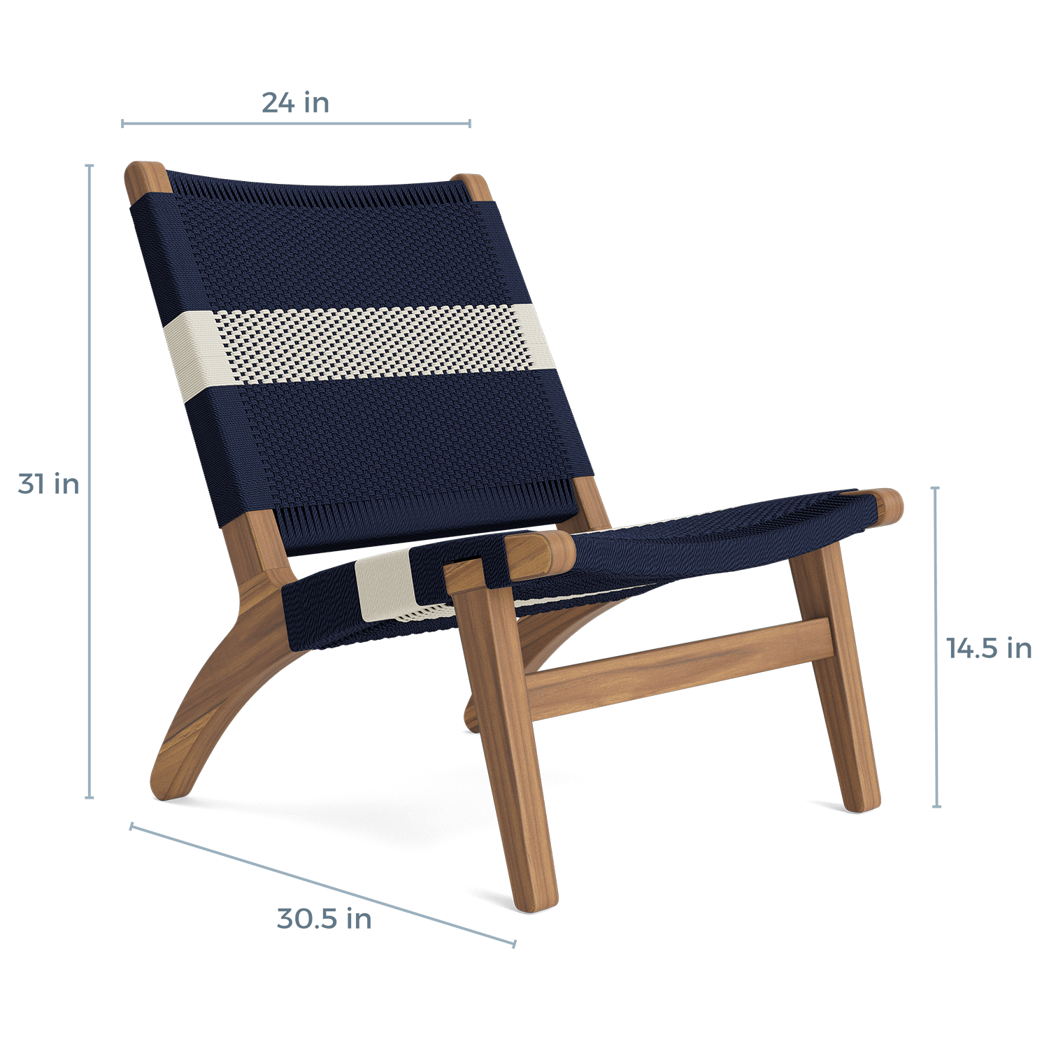 Stripe discount lounge chair