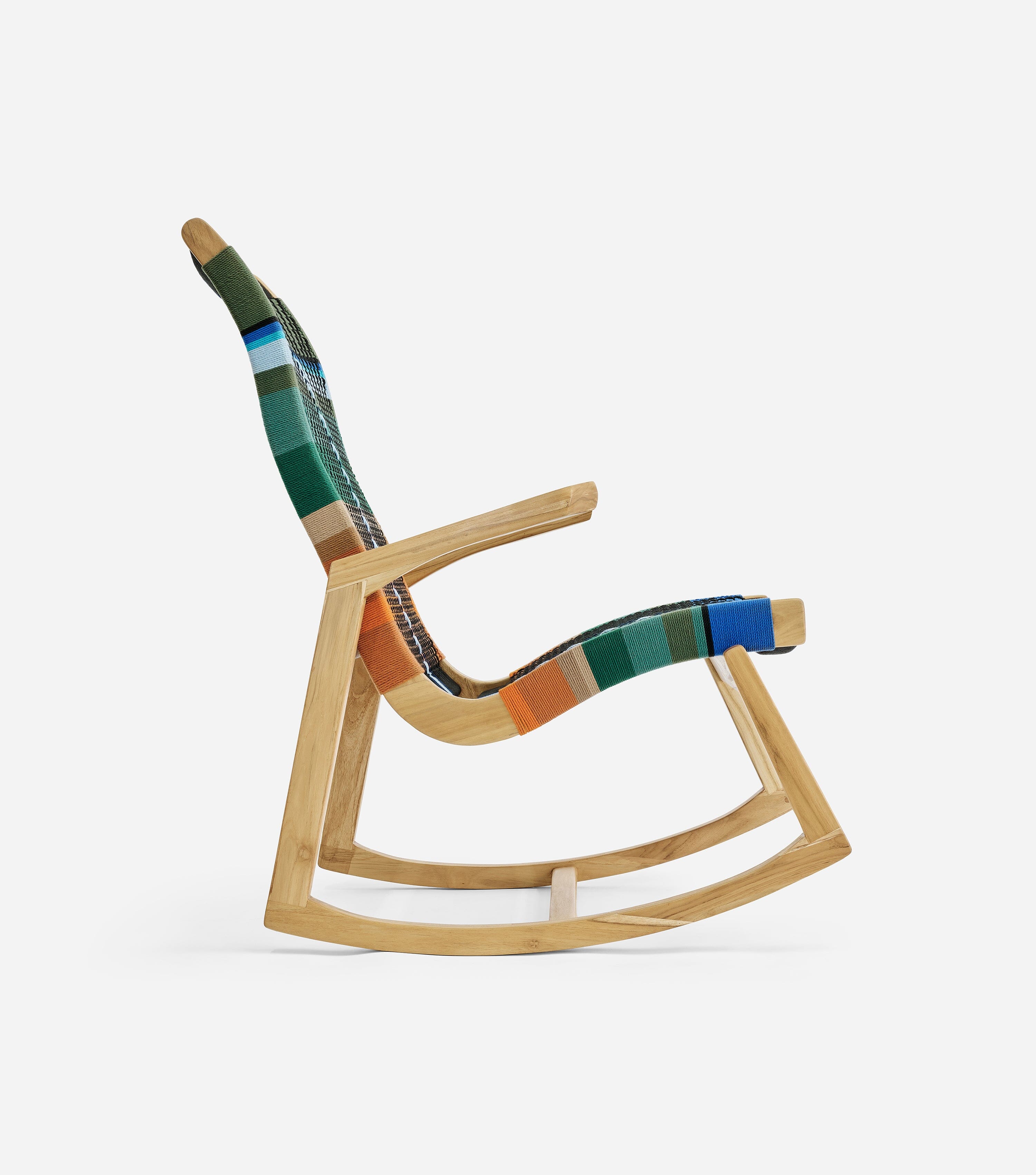 Amador Rocking Chair Mot Mot Pattern MasayaCo